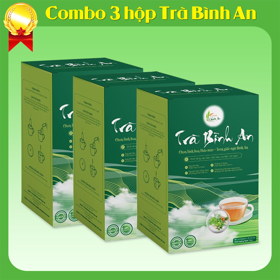 Combo 3 hộp trà Bình An