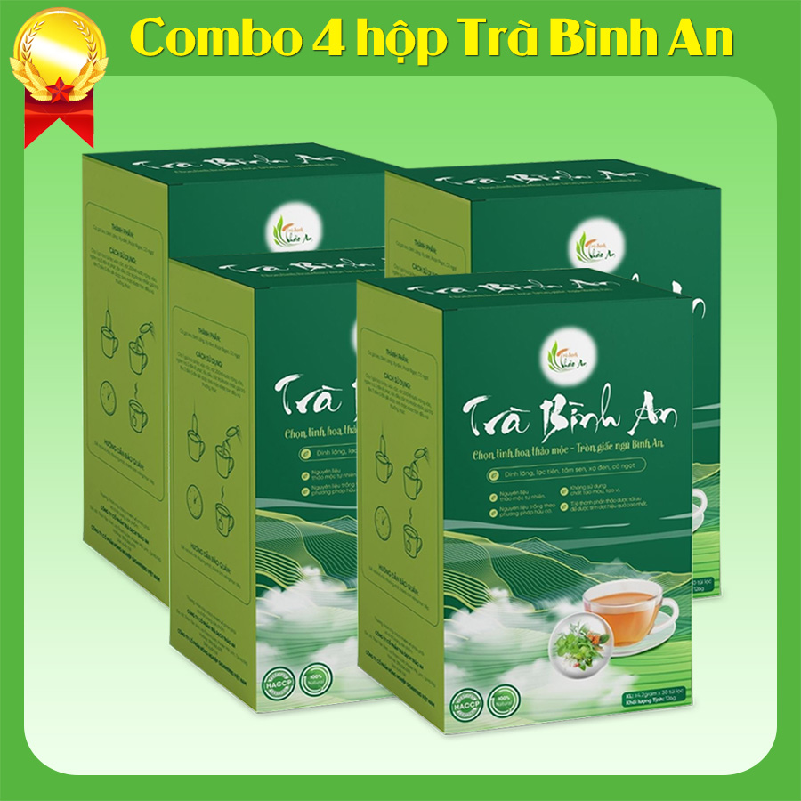 Combo 4 hộp trà Bình An